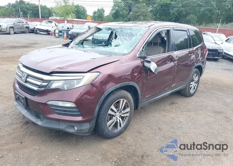 2016 Honda Pilot Ex-L z USA, uszkodzony, nr VIN 5FNYF6H64GB088141
